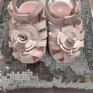 Baby Girls White Strappy Sandals 3w